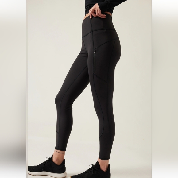 NWT Athleta Rainier Tight in Size Extra Small Black Color - Picture 5 of 13